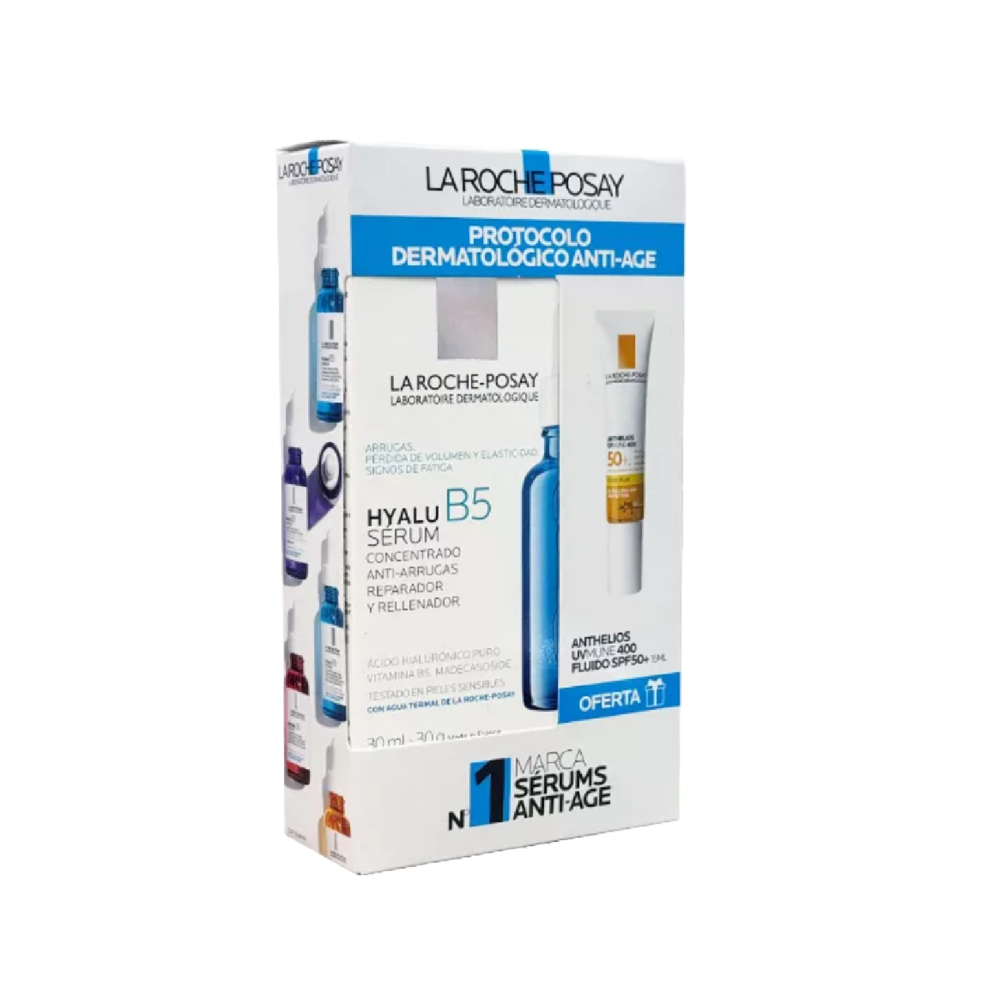 La Roche Posay Coffret Hyalu B5 Sérum 30ml + Anthelios UVMune 400 Fluido SPF50+ 15ml