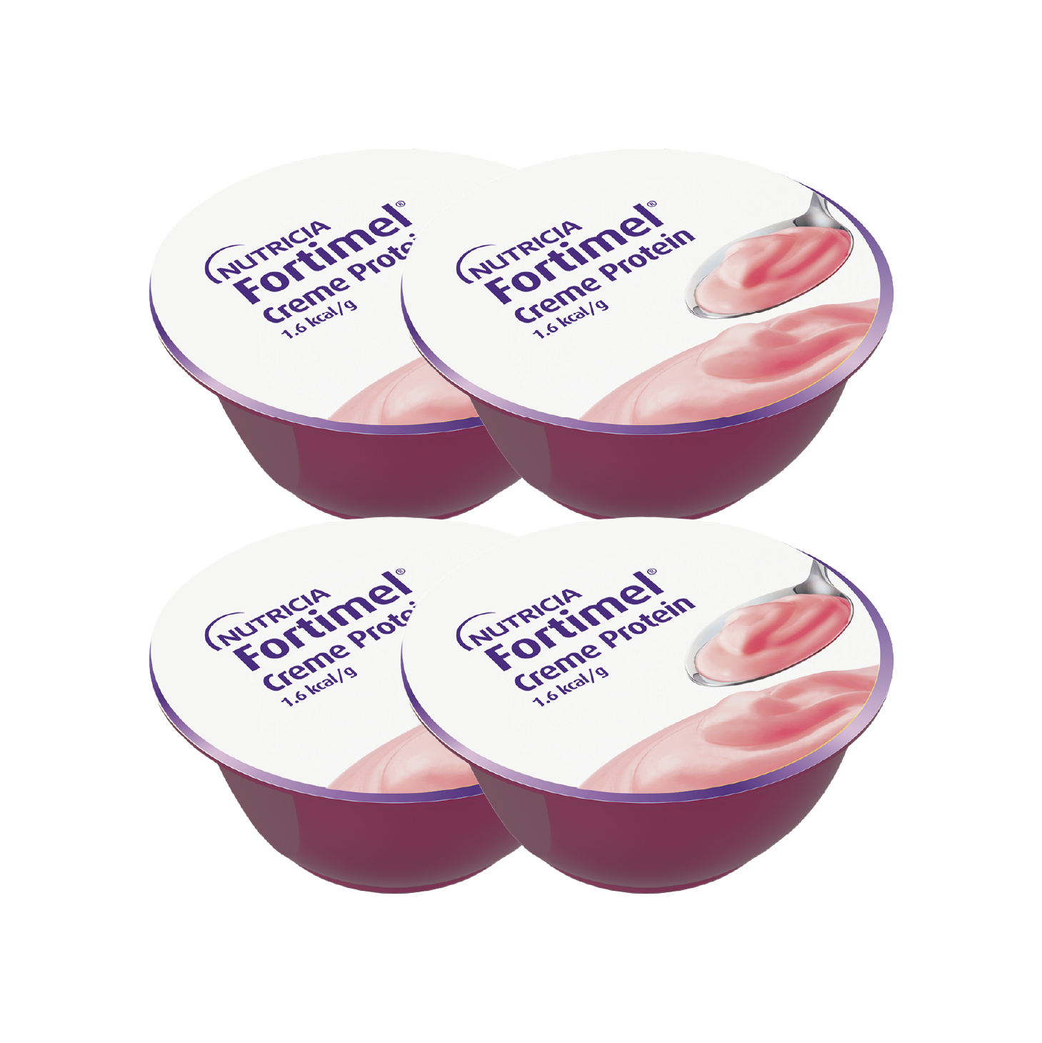 Fortimel Creme Protein Frutos Silvestres 125g x 4 Unidades