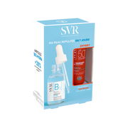 Set de regalo de ampollas SVR [B3] Hydra 30 ml + Sun Secure Blur sin perfume FPS 50+ 15 ml