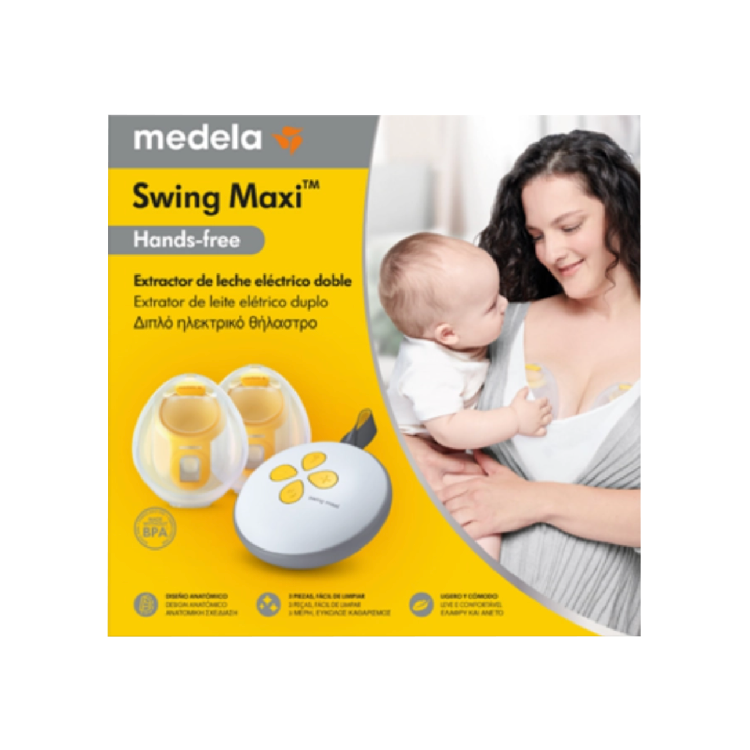 Medela Swing Maxi Hands Free Extrator de Leite Elétrico Duplo