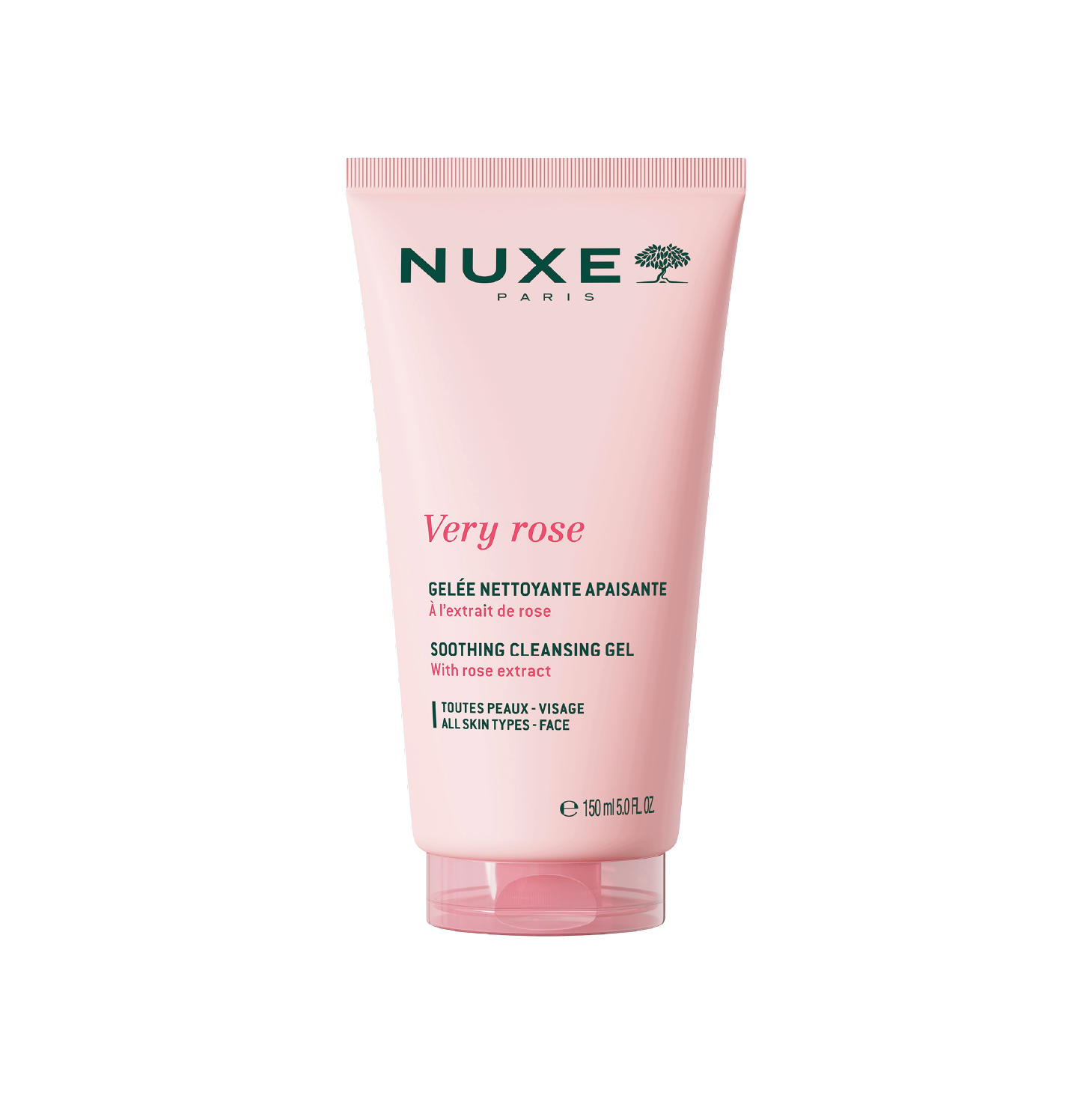 Gel limpiador calmante Nuxe Very Rose 150 ml