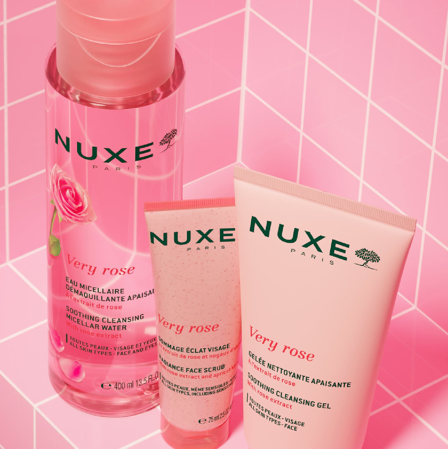 Crema exfoliante facial Nuxe Very Rose 75 ml