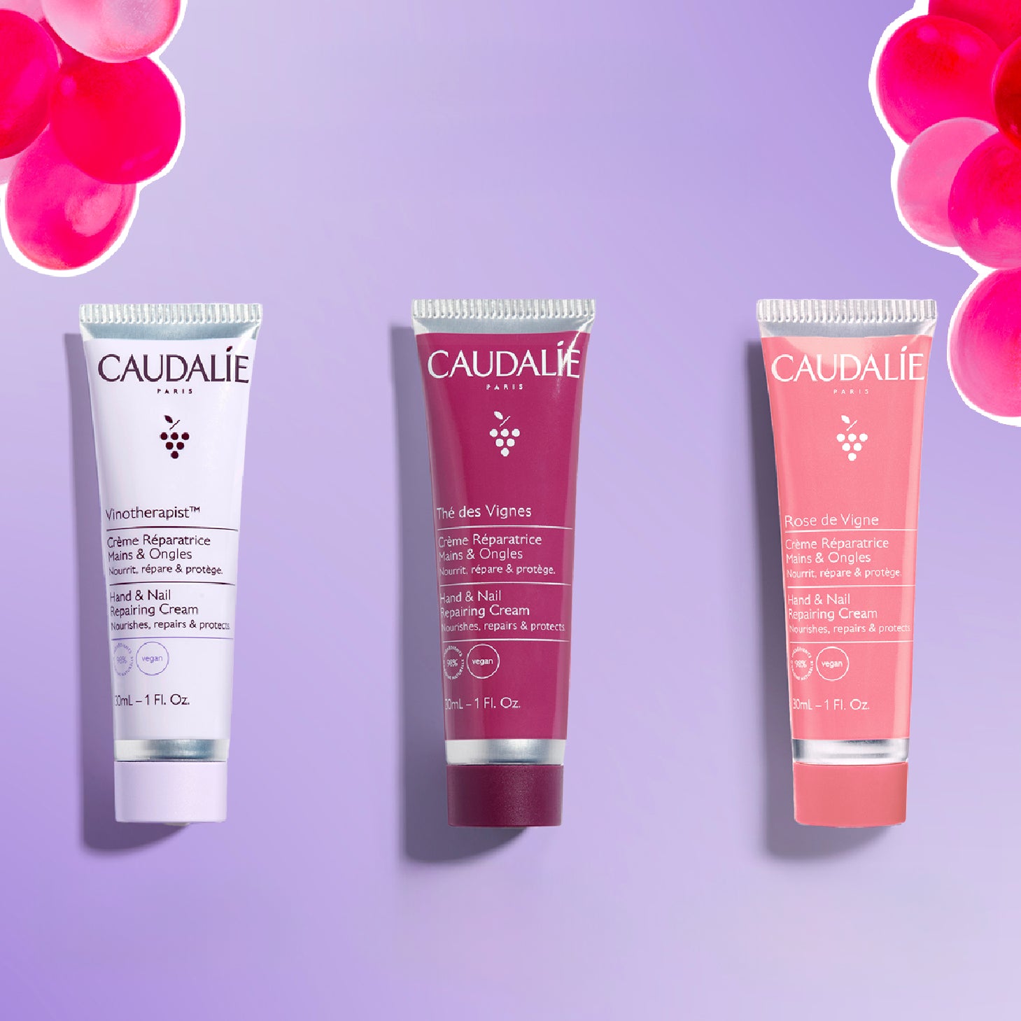 Caudalie Trio Creme de Mãos 30ml