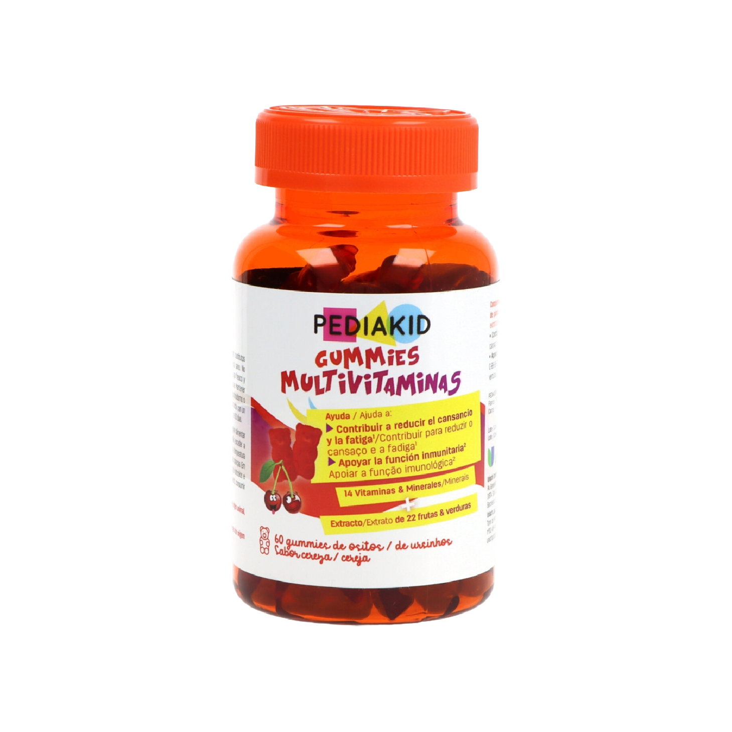 Pediakid Gummies Multivitaminas Cereja 60 Gomas