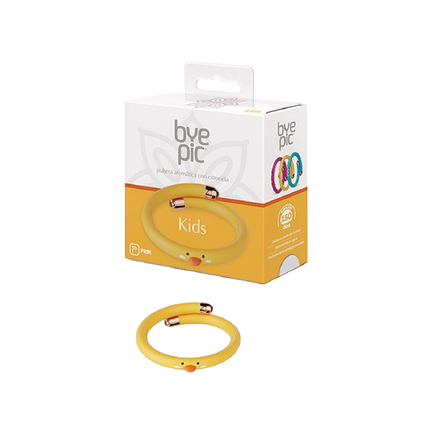 ByePic Pulseira com Citronela Criança Pato/Amarelo