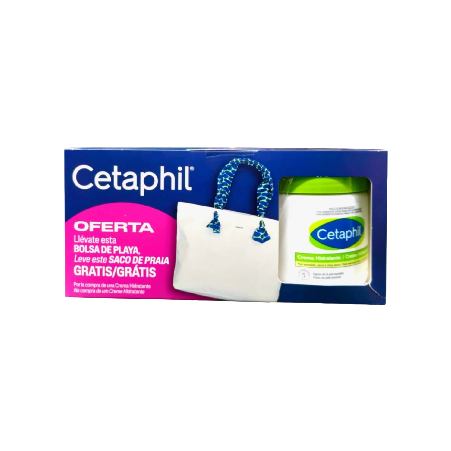 Cetaphil Coffret Creme Hidratante 453g + Saco