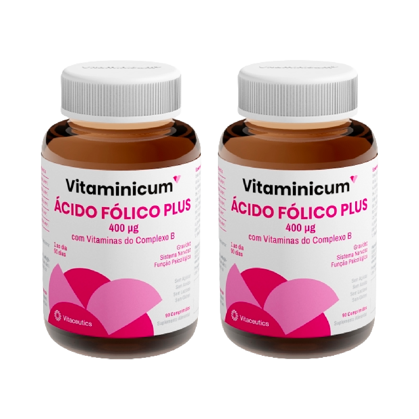 Vitaminicum Ácido Fólico Plus 90 Comprimidos x 2 Unidades