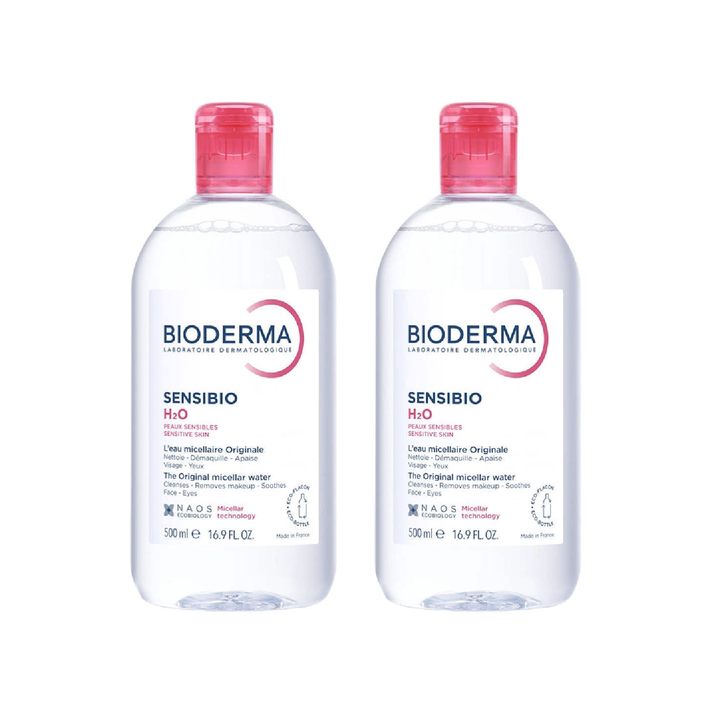 Bioderma Sensibio H2O Água Micelar 500ml x 2 Unidades