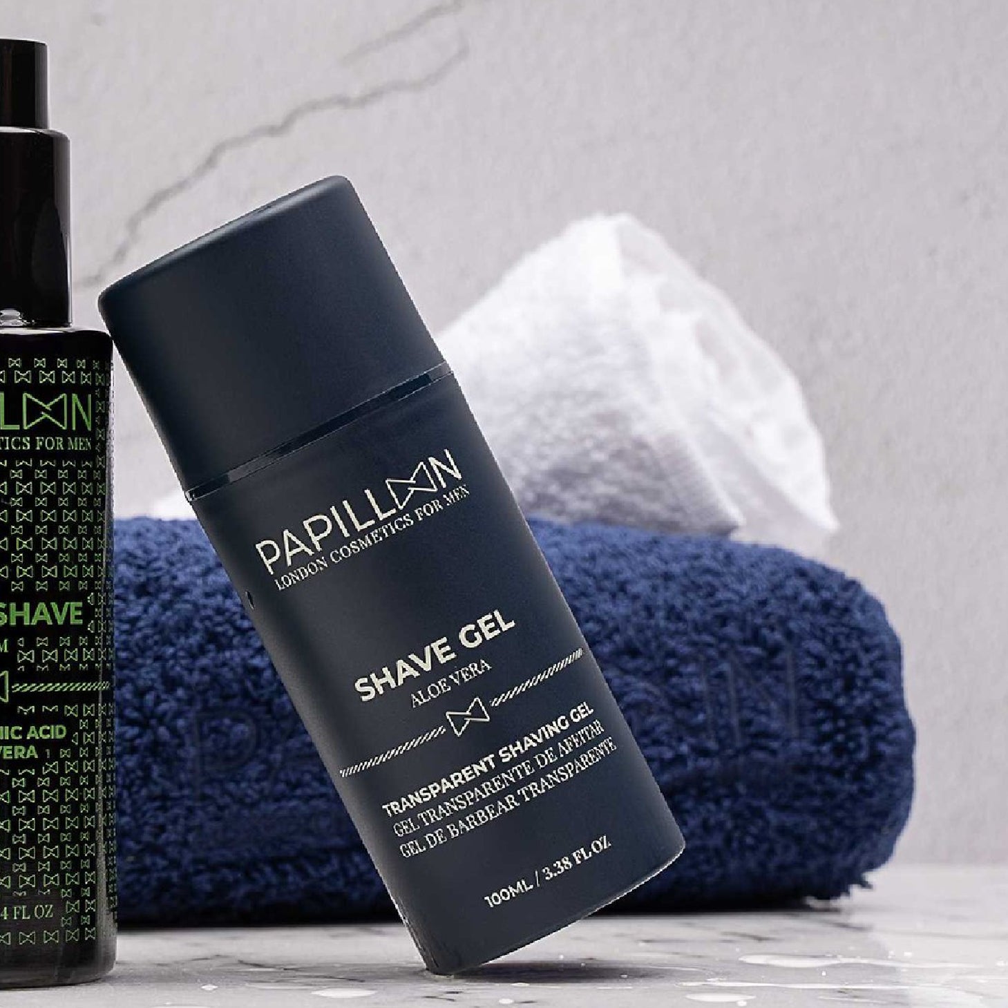 Papillon Gel Barbear Aloe Vera 100ml