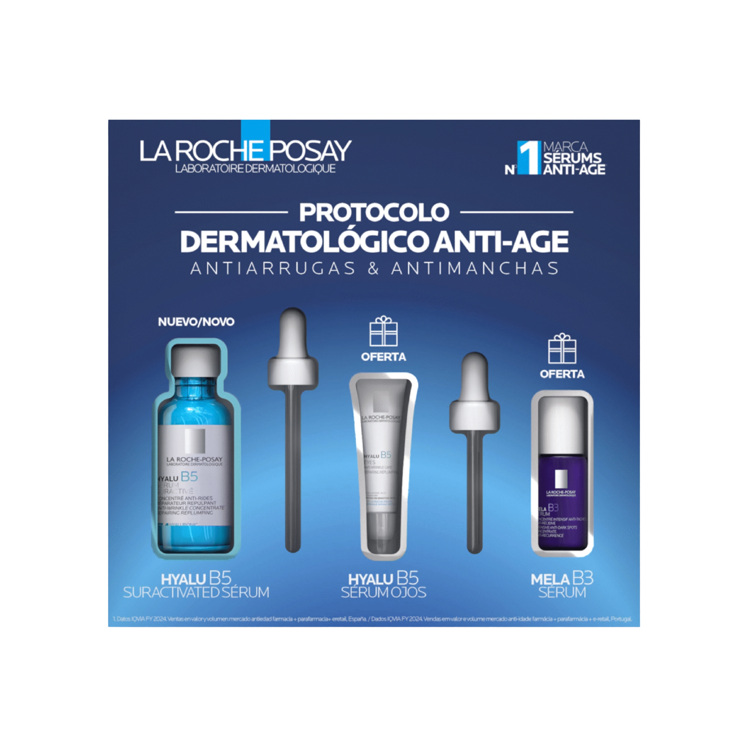 La Roche Posay Coffret Protocolo Dermatológico Anti-Age Antirrugas e Antimanchas