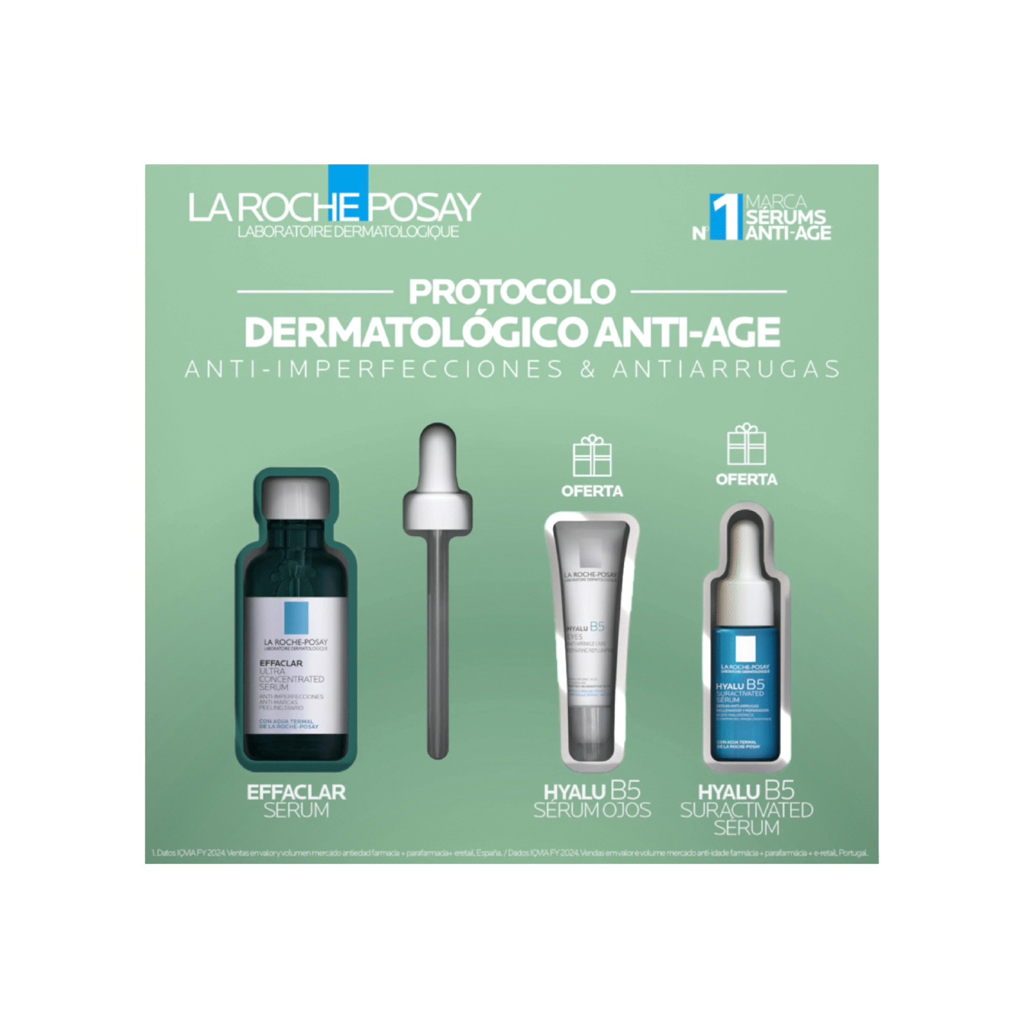 La Roche Posay Coffret Protocolo Dermatológico Anti-Age Anti-Imperfeições e Antirrugas