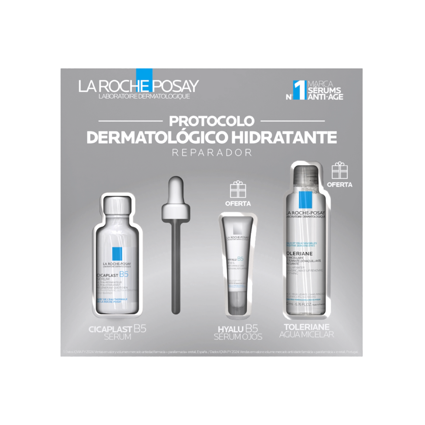 La Roche Posay Coffret Protocolo Dermatológico Hidratante Reparador