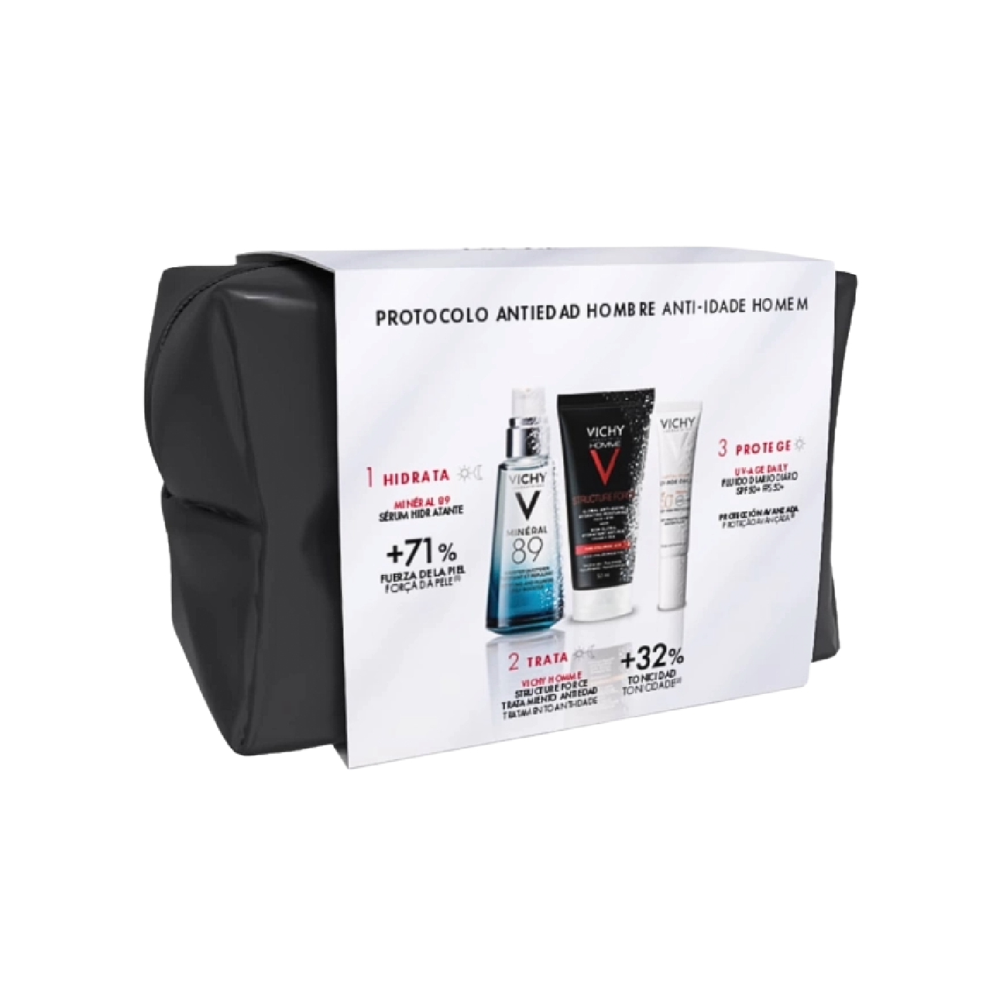 Vichy Coffret Homme Protocolo Anti-idade