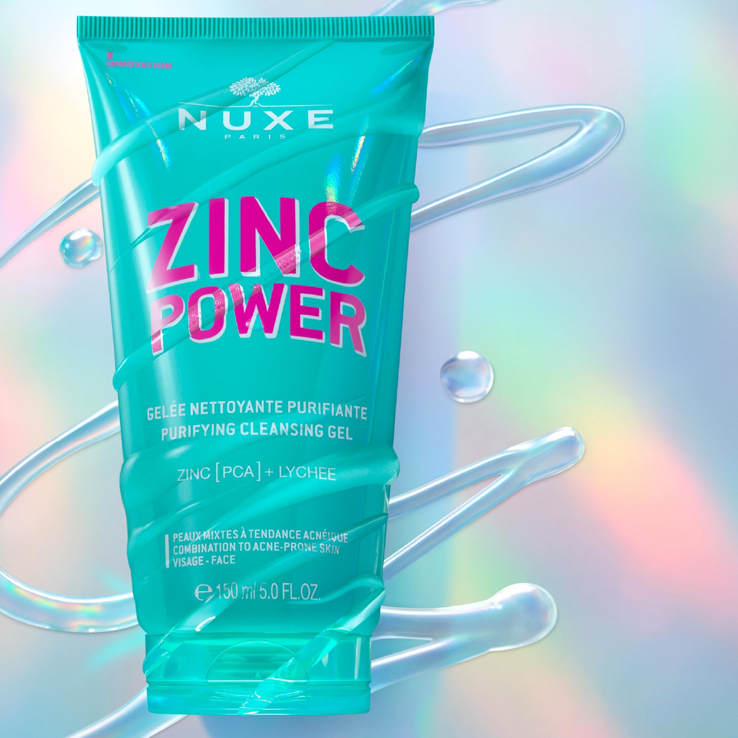 Gel limpiador purificante Nuxe Zinc Power 150 ml