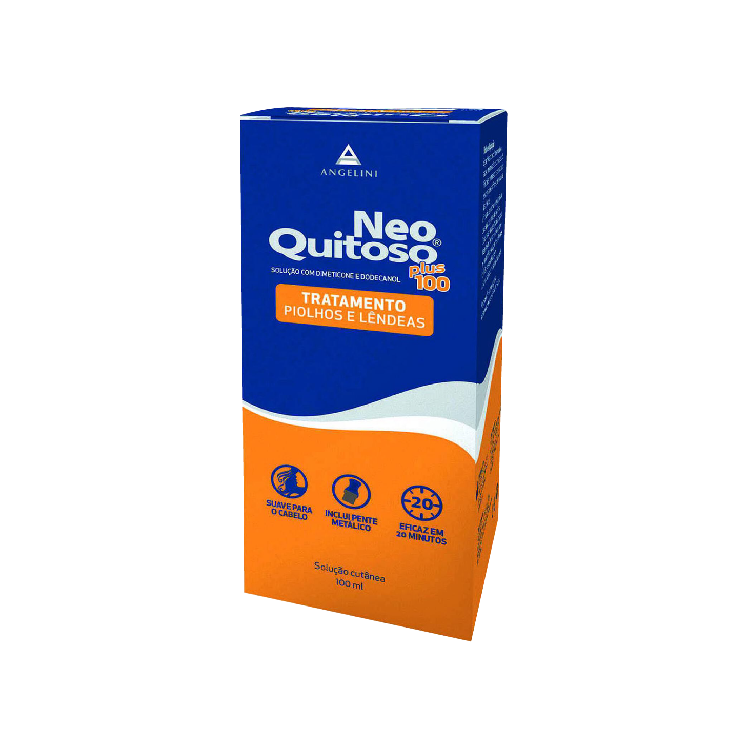 Neo Quitoso Plus Solução Tratamento Piolhos e Lêndeas 100ml