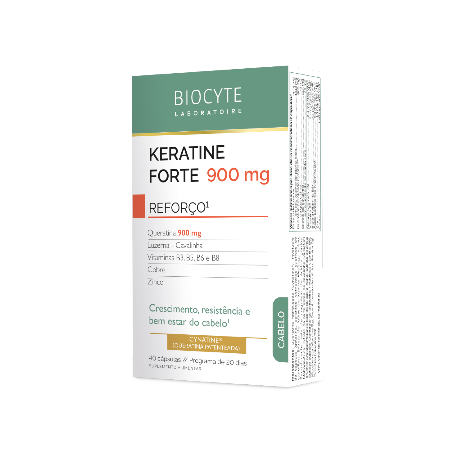 Biocyte Keratine Extra Plus 40 Cápsulas
