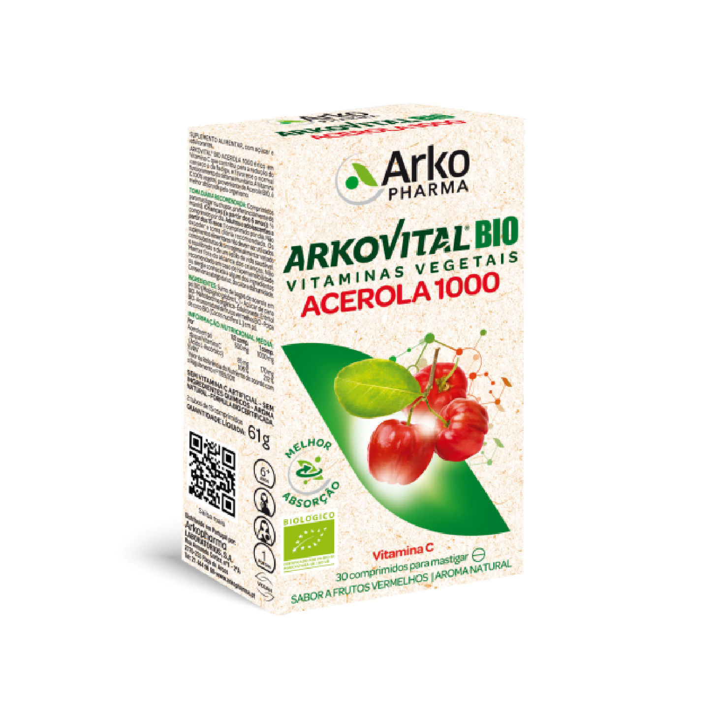 Arkovital Acerola 1000 30 Comprimidos