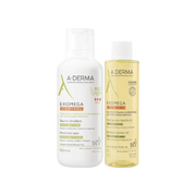 Bálsamo emoliente A-Derma Exomega Control 400 ml + Aceite de ducha 200 ml