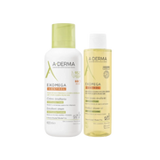 Crema emoliente A-Derma Exomega Control 400 ml + Aceite de ducha 200 ml