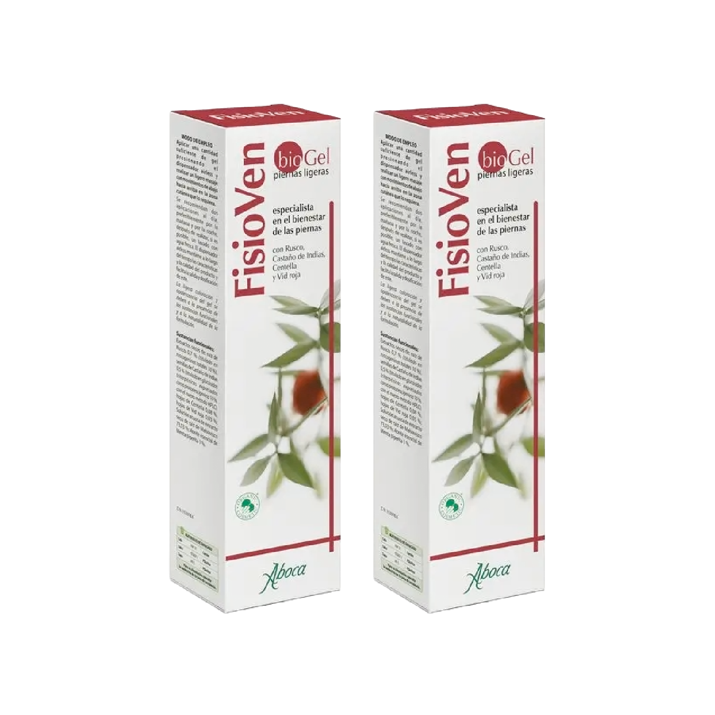 Aboca FisioVen Biogel Gel 100ml x 2 Unidades