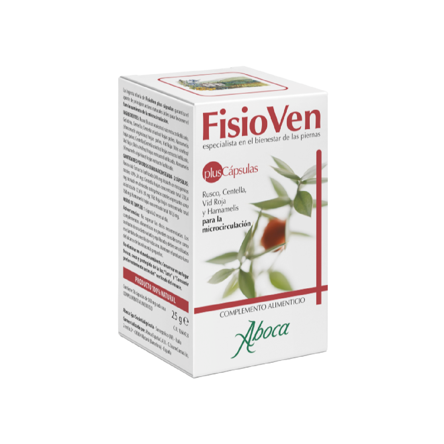 Aboca FisioVen Plus 500mg x 50 Cápsulas