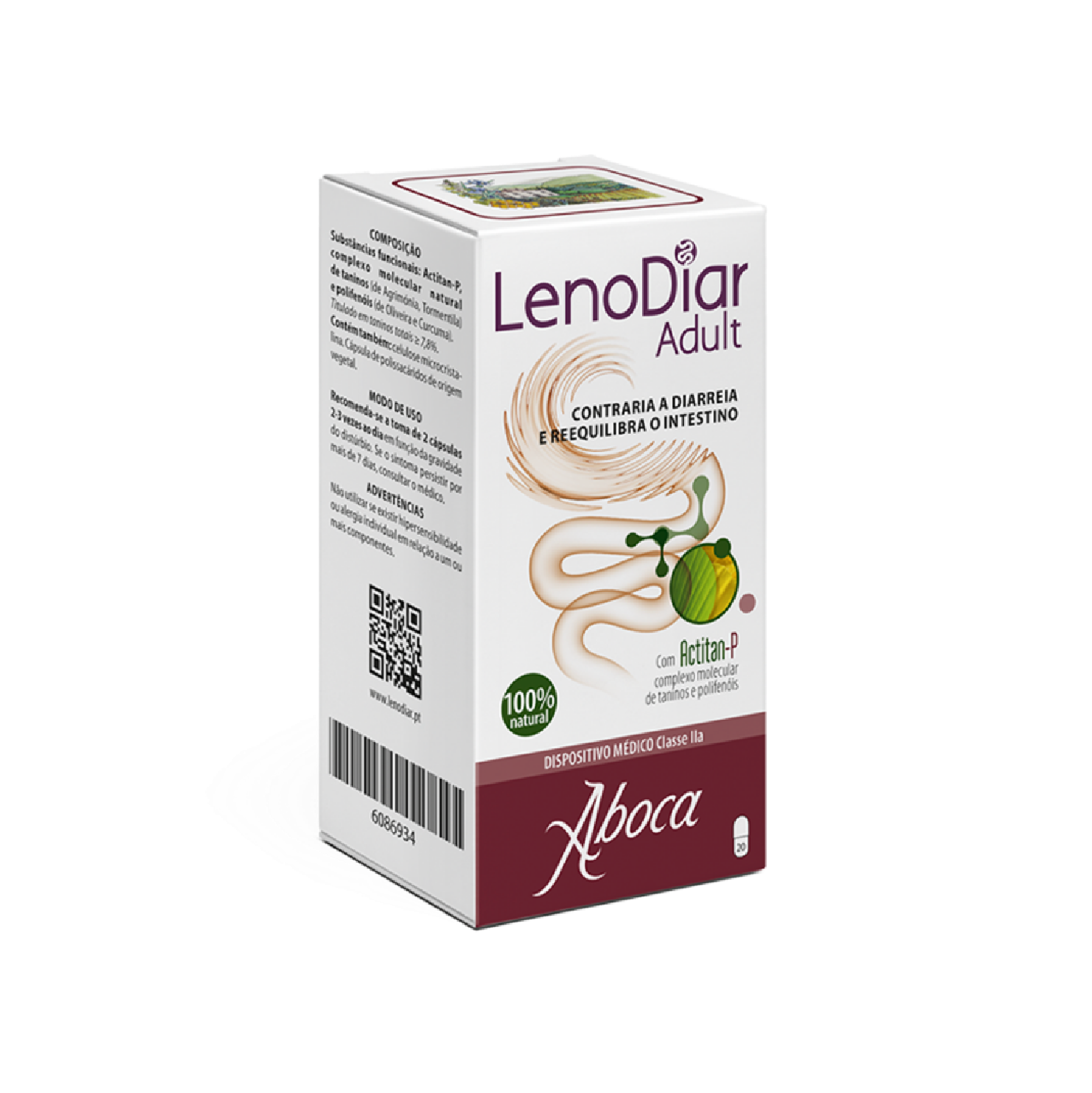 Cápsulas Lenodiar para adultos 500 mg x20