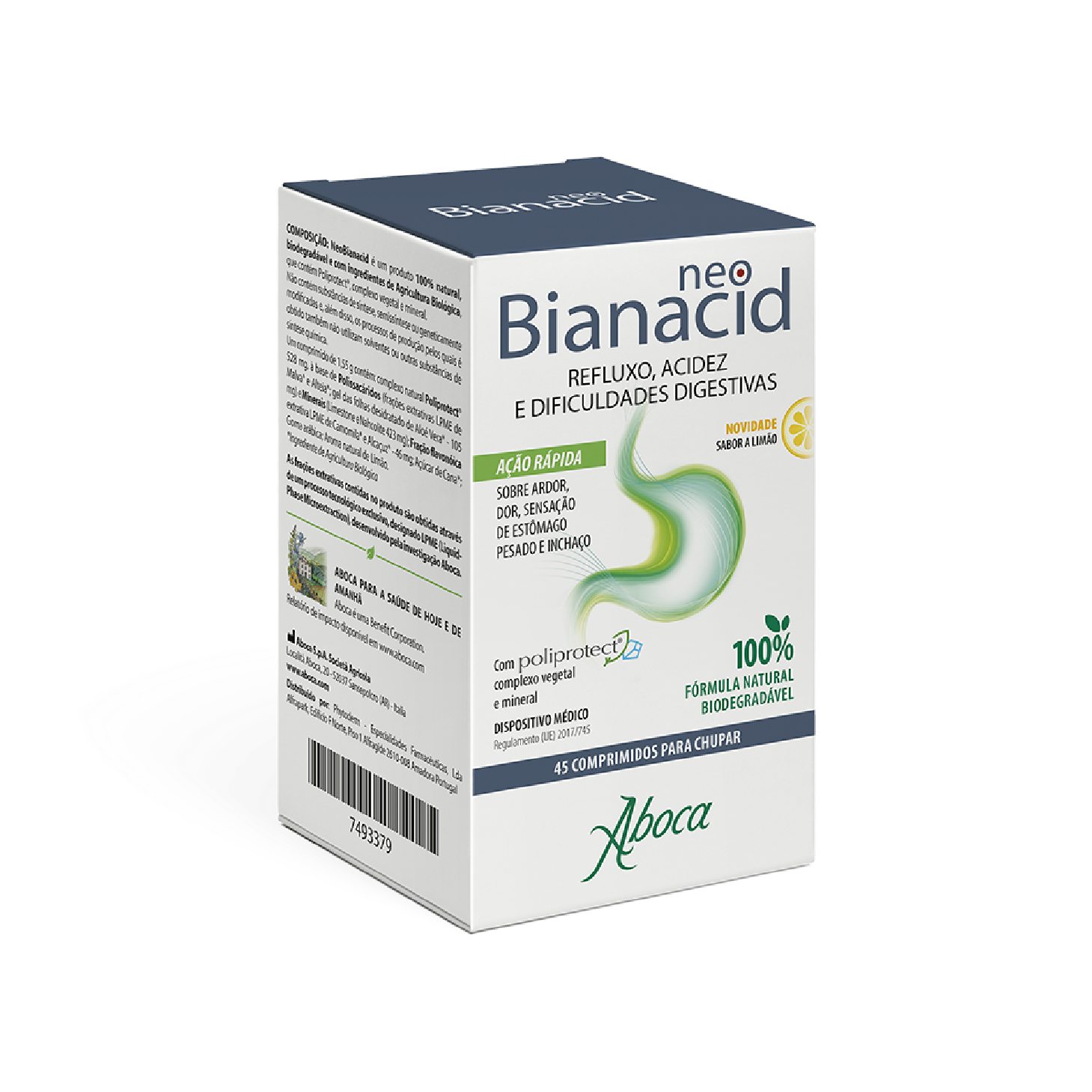 Aboca NeoBianacid Limón 45 Comprimidos