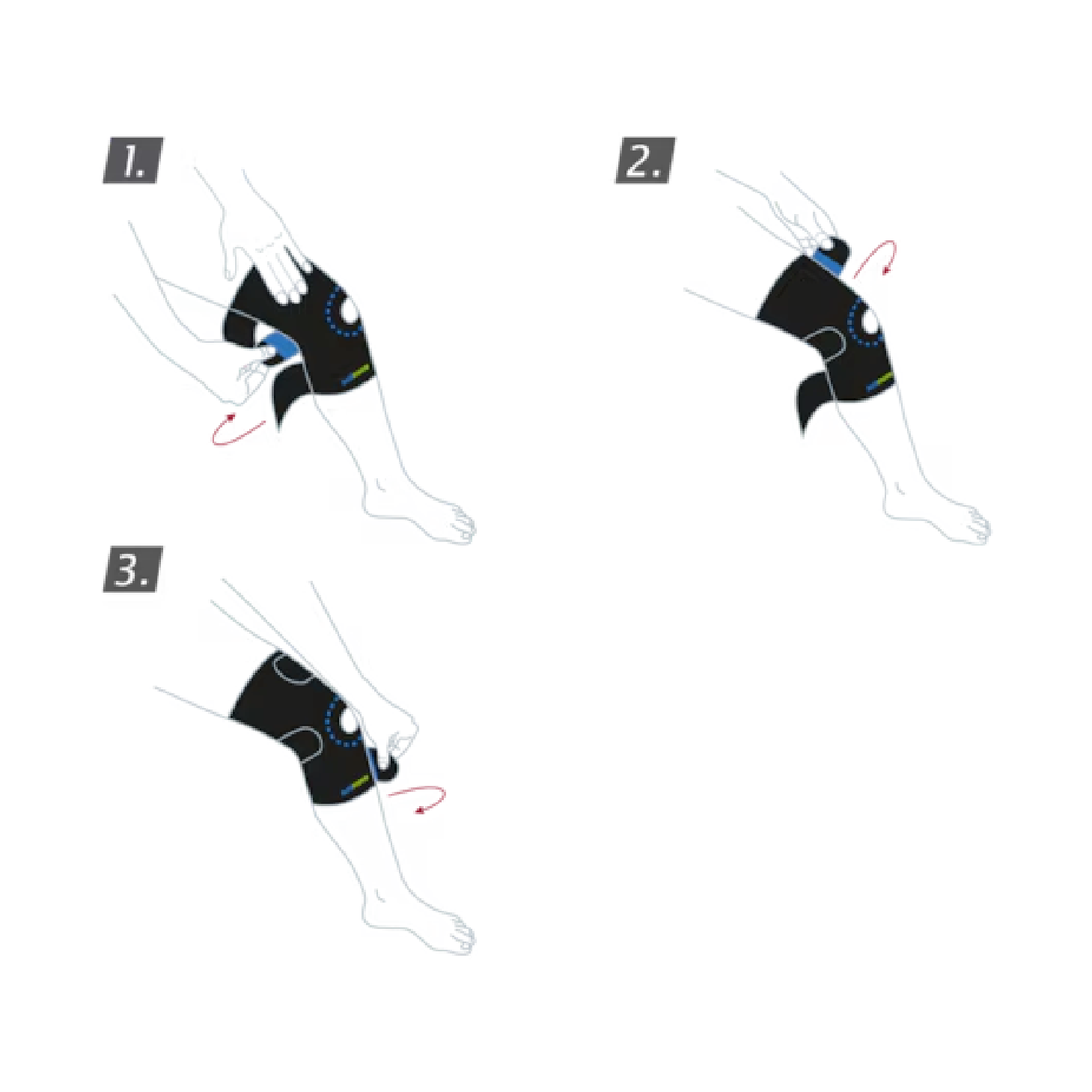 Rodillera Actimove Sports Edition con rótula abierta, talla única