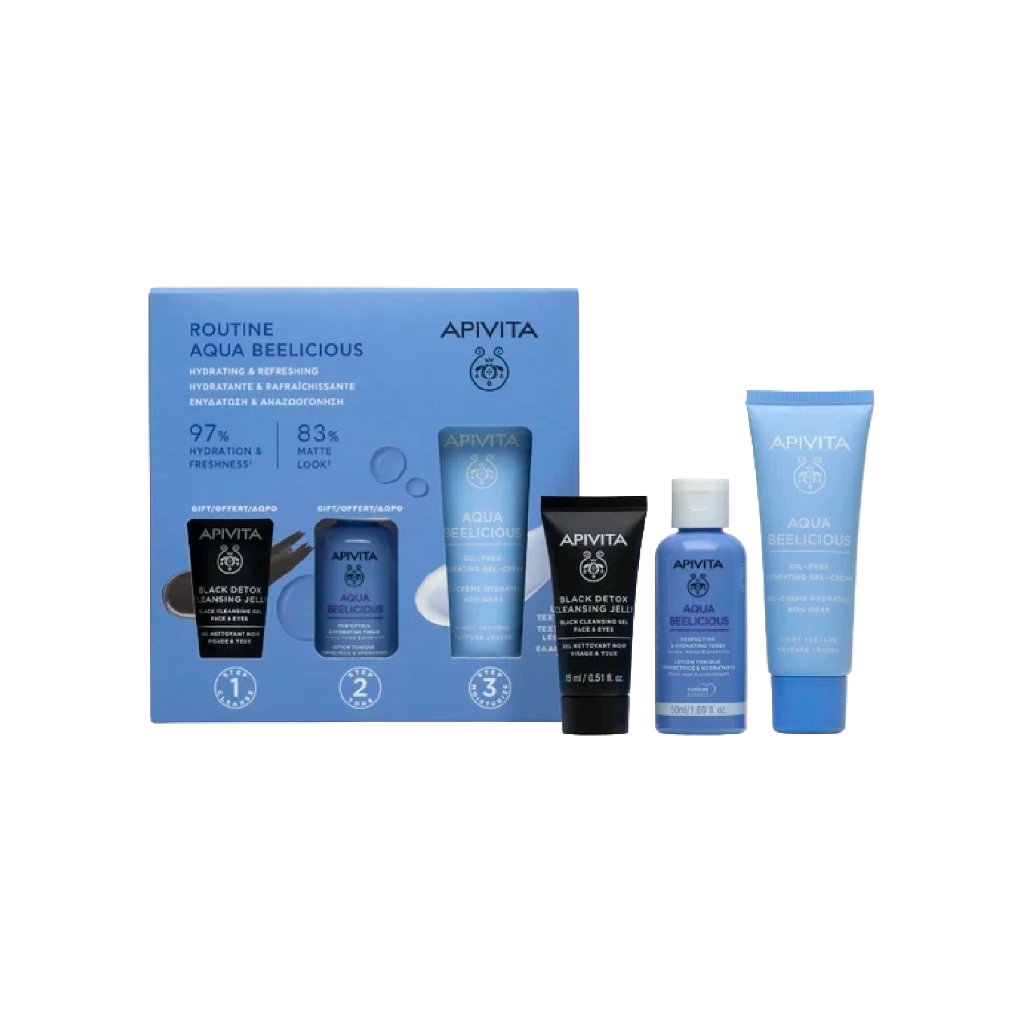 Apivita Aqua Beelicious Rotina 2025