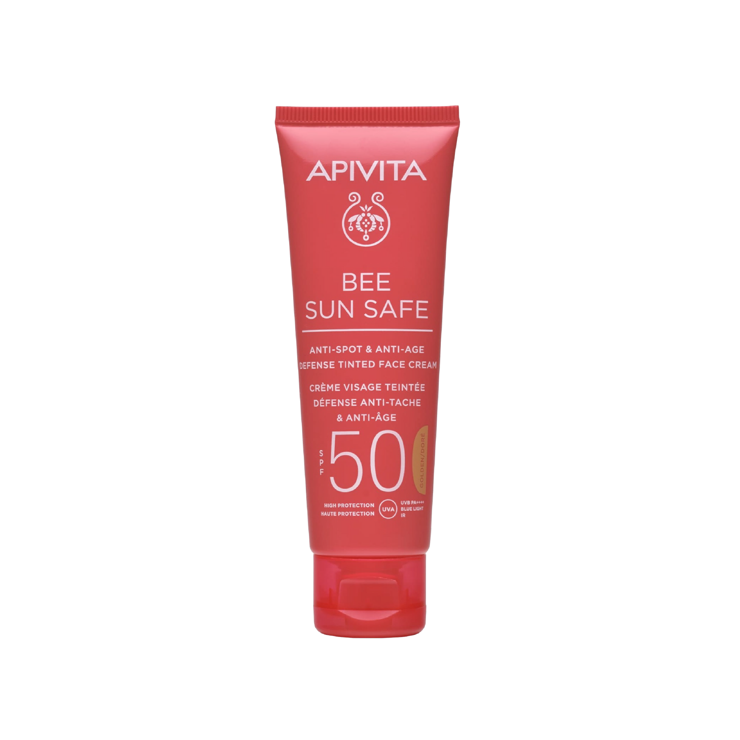 Apivita Bee Sun Creme  Antienvelhecimento com Cor SPF50  50ml