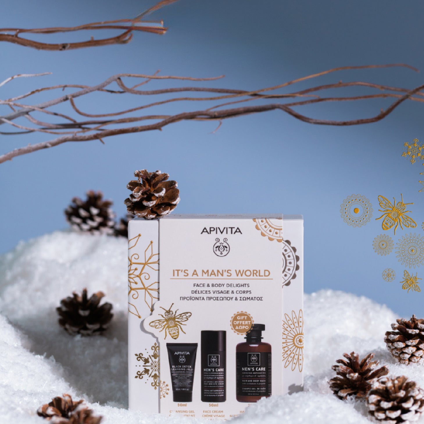 Apivita Coffret It´s a Man´s World Essenciais de Homem