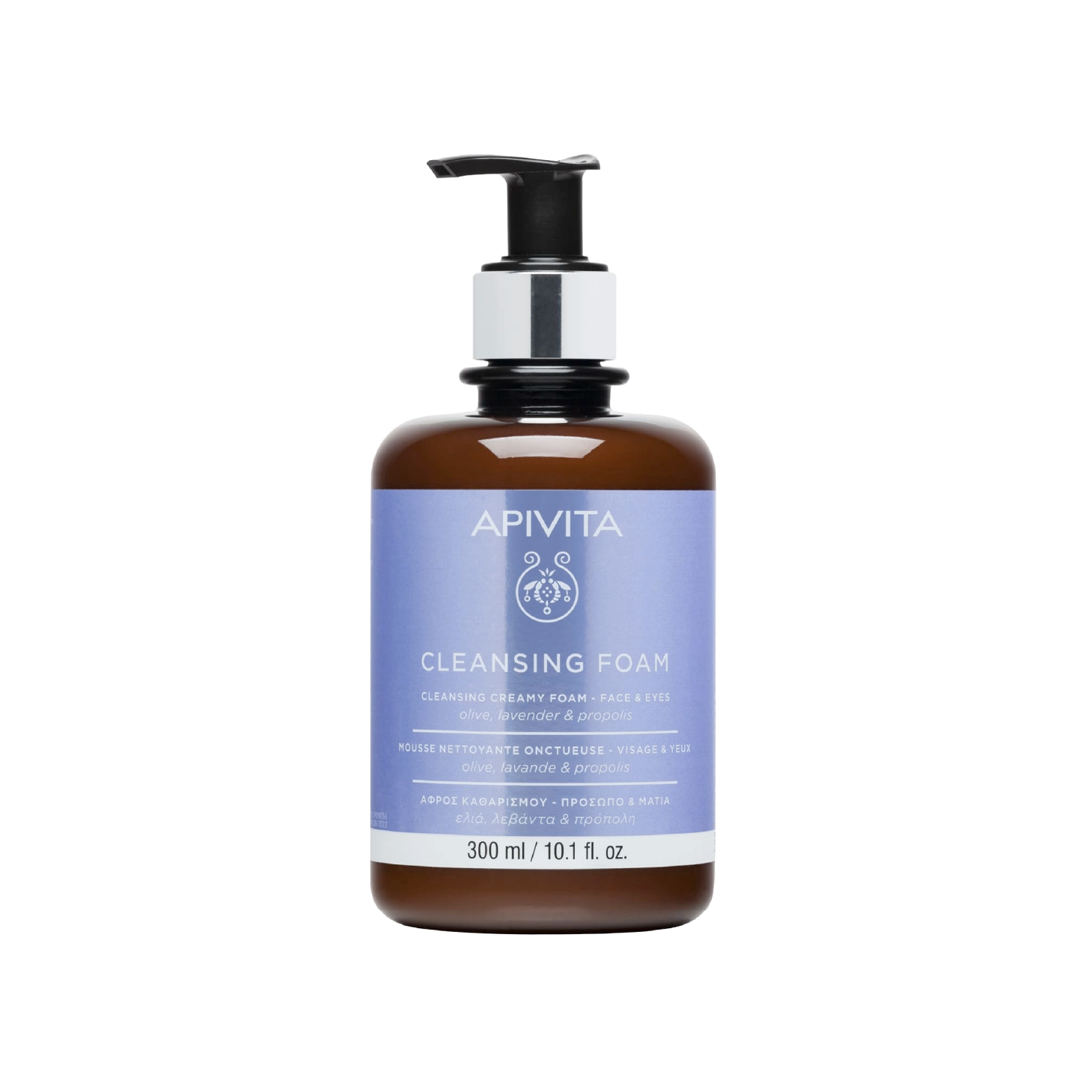 Apivita Espuma Limpeza Rosto e Olhos 300ml