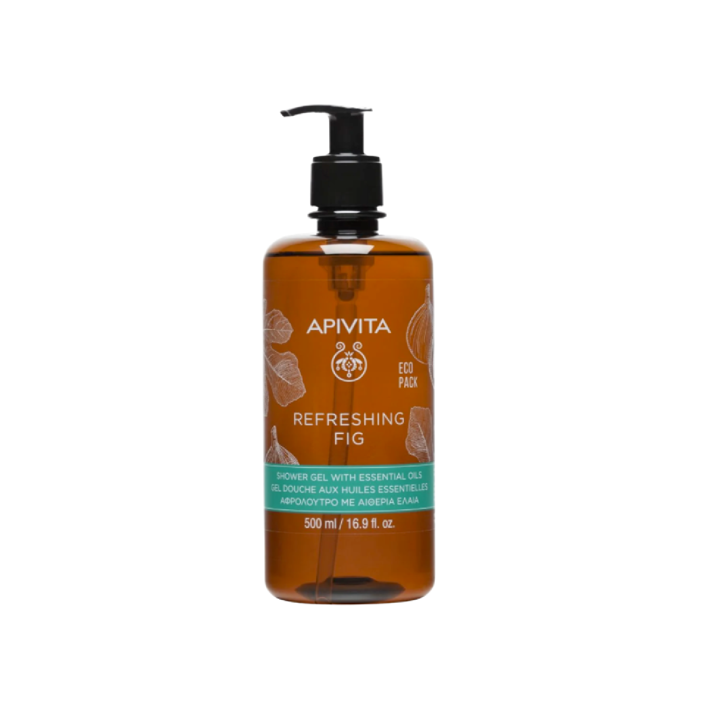 Apivita Gel Banho Corporal Refrescante Figo 500ml