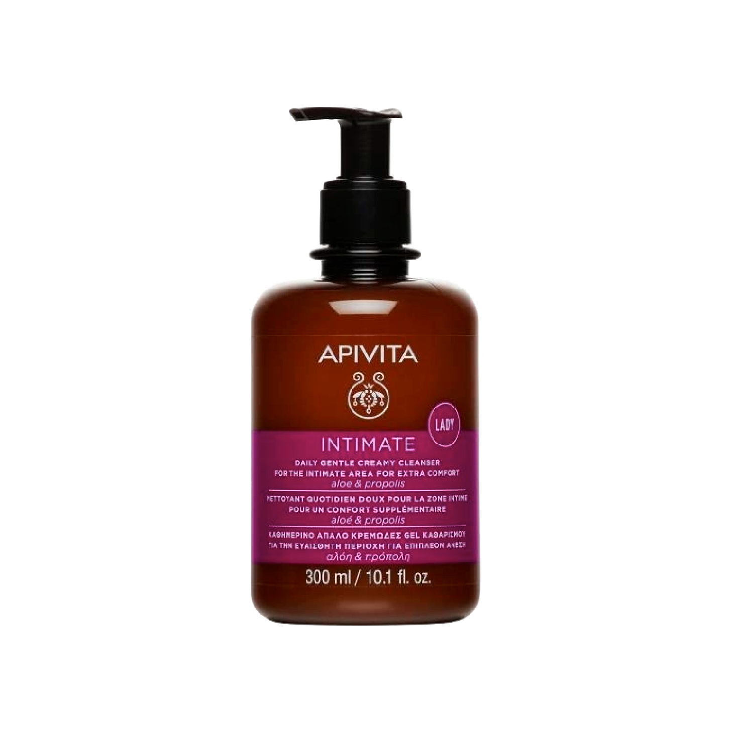 Apivita Intimate Lady Creme Limpeza Suave 300ml