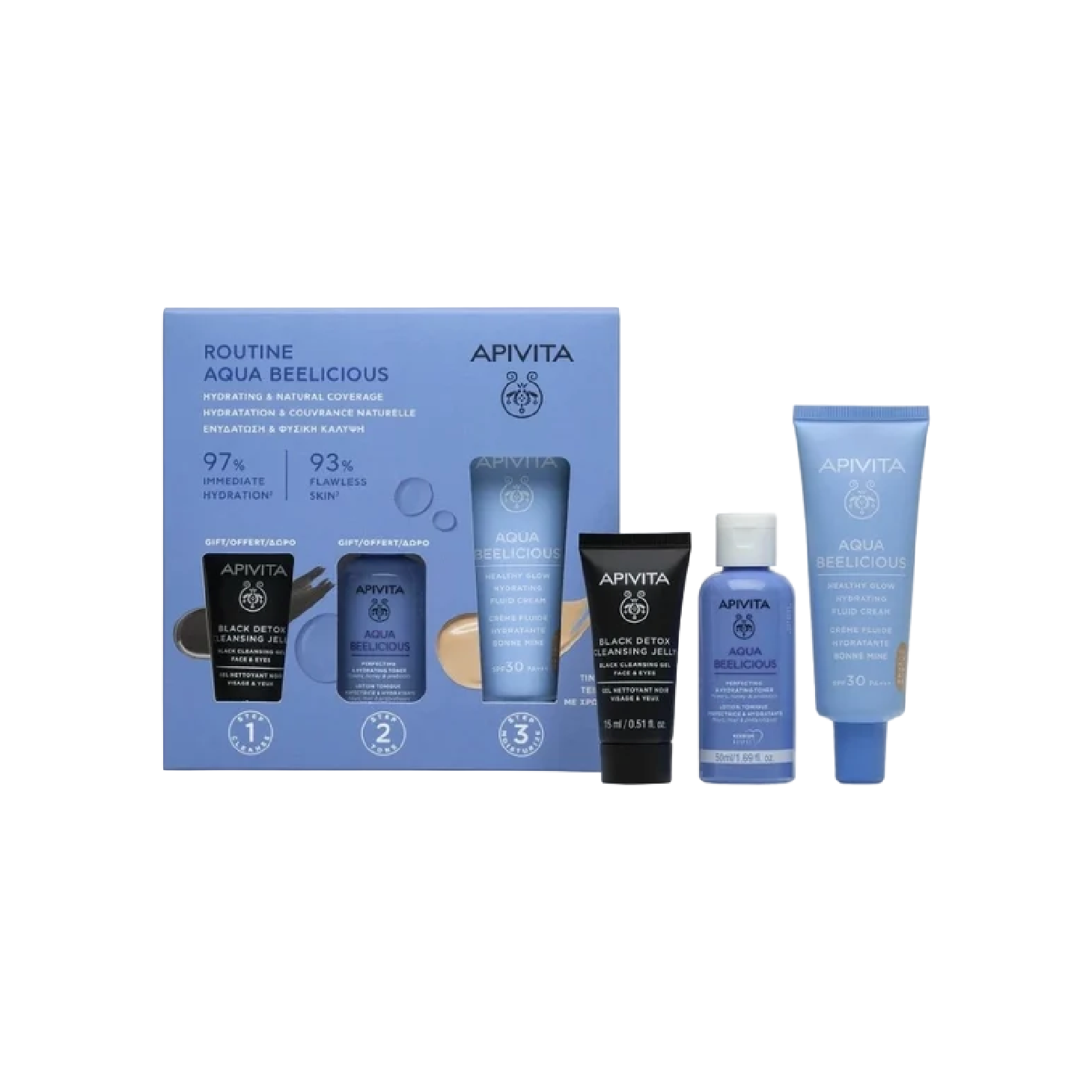 Apivita  Pack Aqua Beelicious SPF30