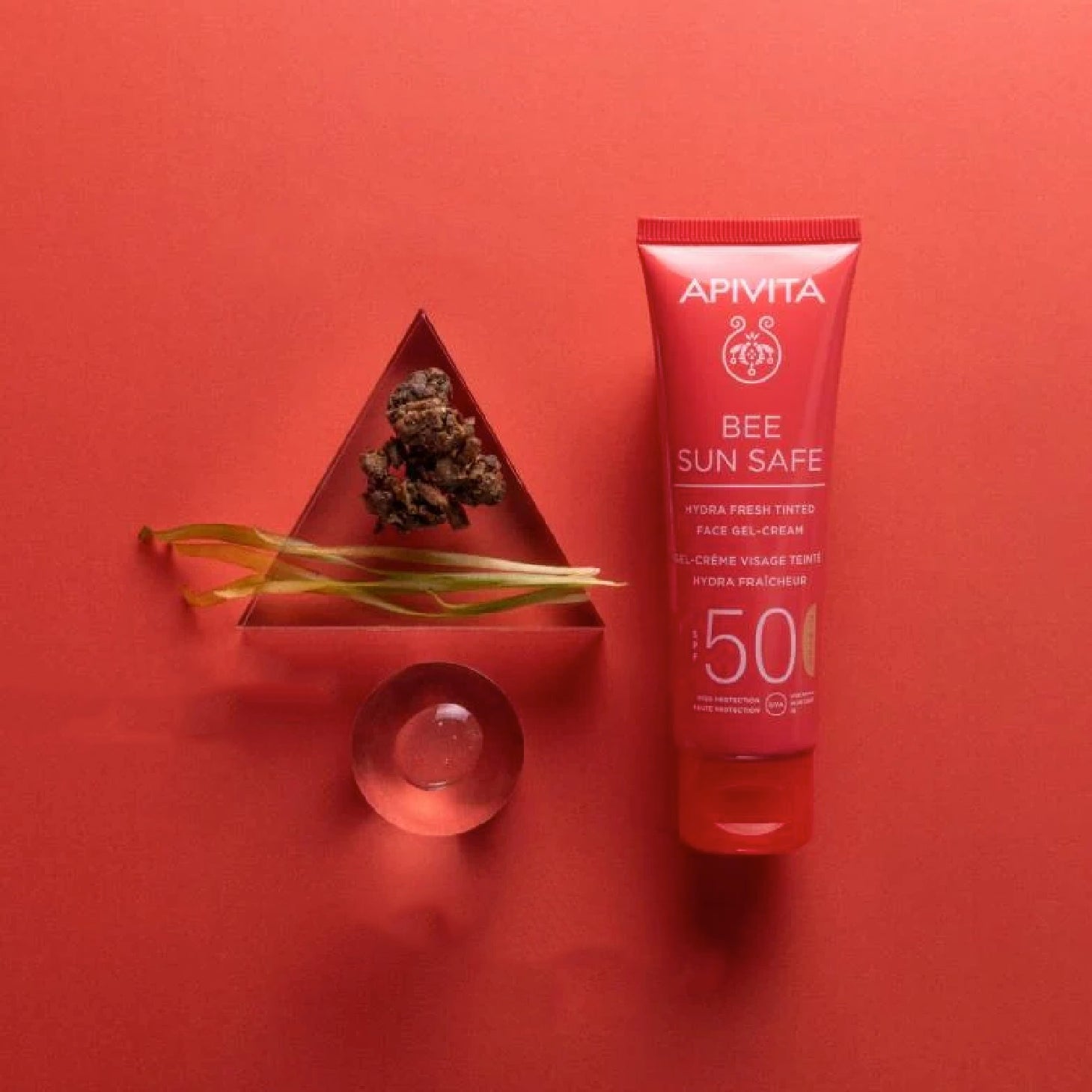 Apivita Solares Gel-Creme com Cor SPF50  50ml