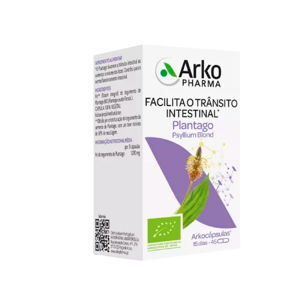 Arkocápsulas Plantago  x45 Cápsulas