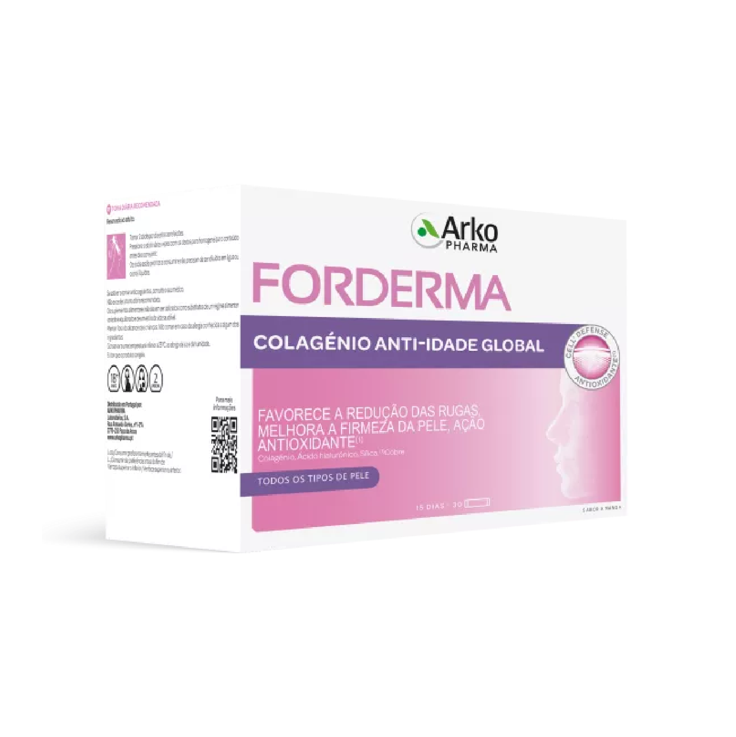 Arkopharma Forderma Colagénio Anti-Idade Global 30 Sticks