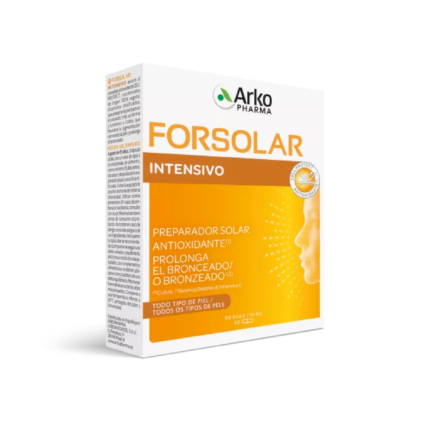 Arkopharma Forsolar Intensivo 30 Cápsulas