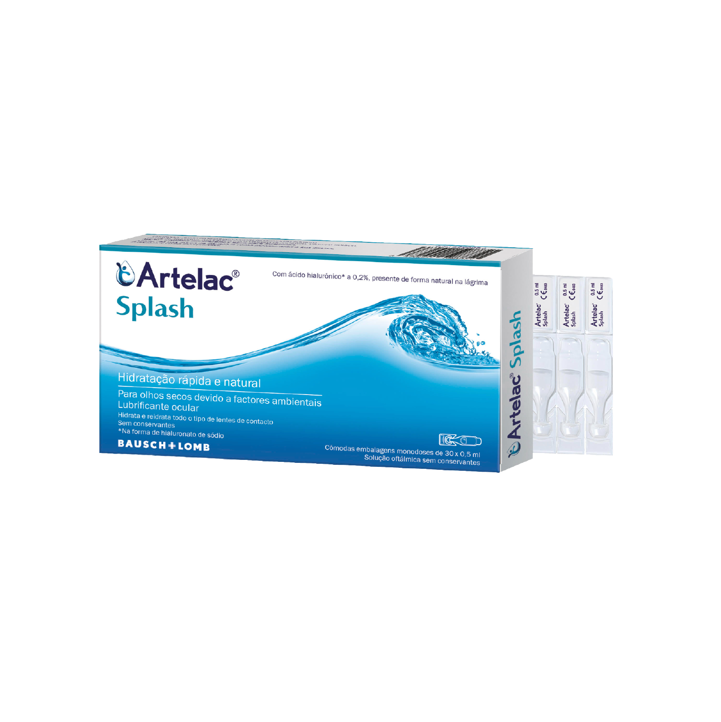 Artelac Splash Monodose Colirio 0,5ml x30 Unidades