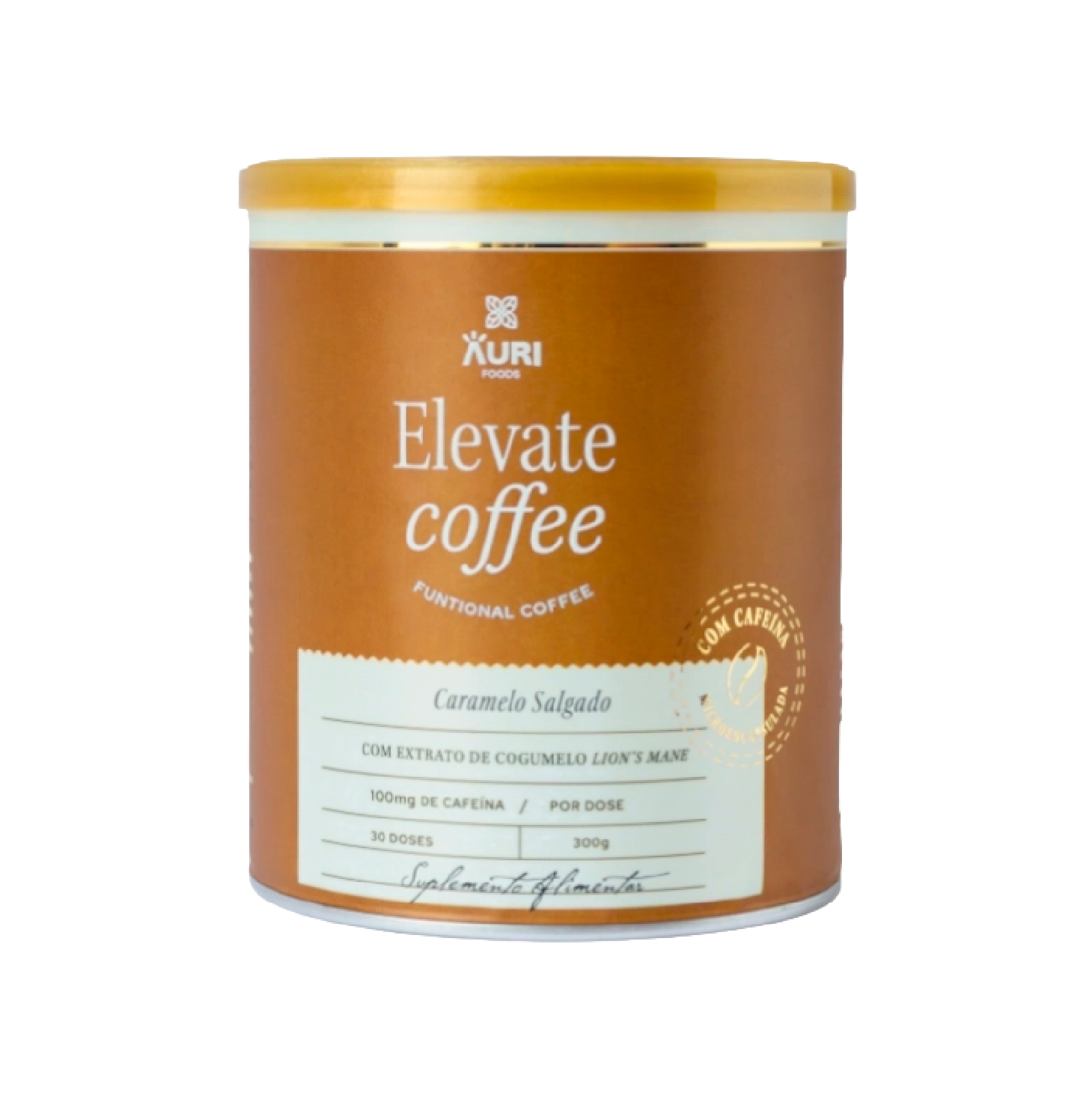 AuriFoods Elevate Coffee Caramelo Salgado Pó 300g