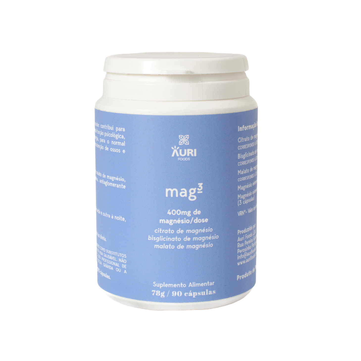 AuriFoods Magnesio 90 cápsulas