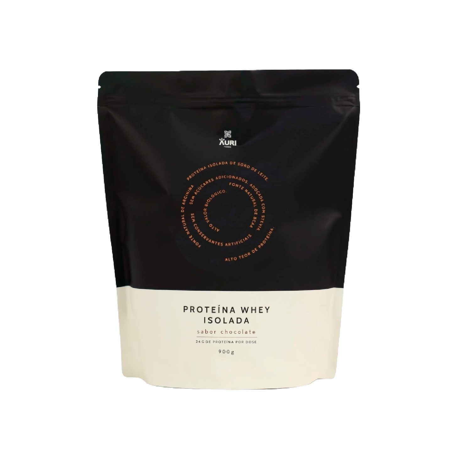 AuriFoods Proteína Whey Isolada Chocolate Pó 900g