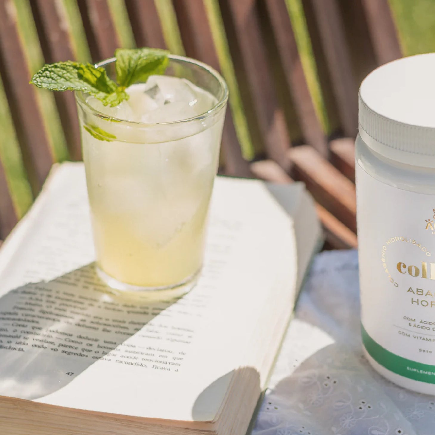 AuriFoods Collagen Abacaxi Hortelã Pó 150g