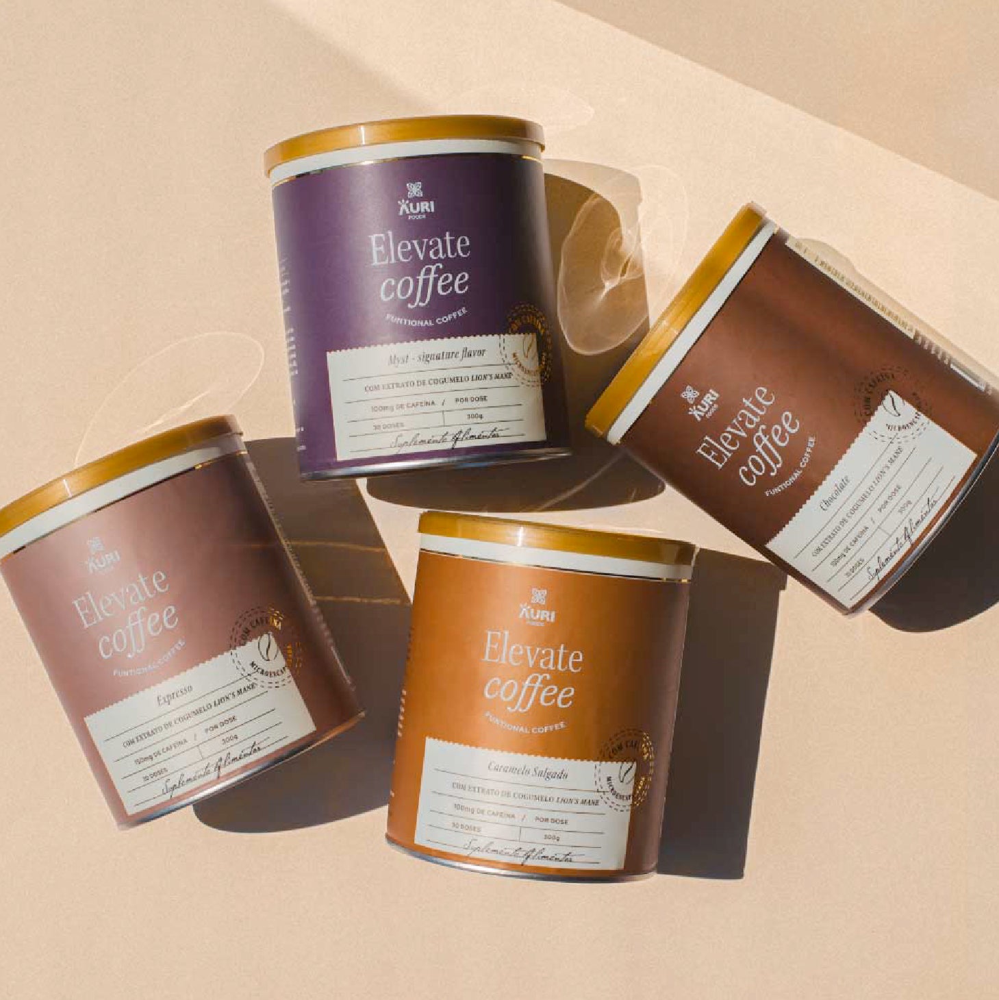 AuriFoods Elevate Coffee Chocolate em Pó 300g