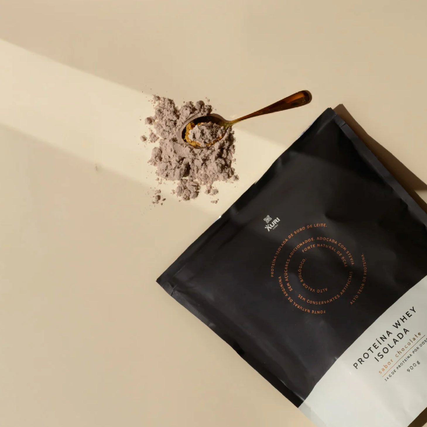 AuriFoods Proteína Whey Isolada Chocolate Pó 900g