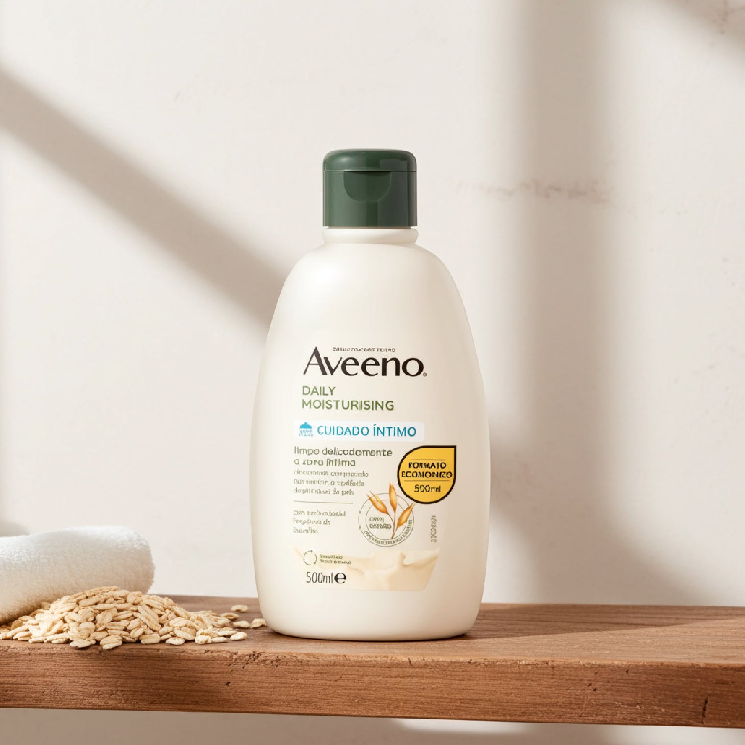Aveeno Gel Hidratante Diario para la Higiene Íntima 500 ml