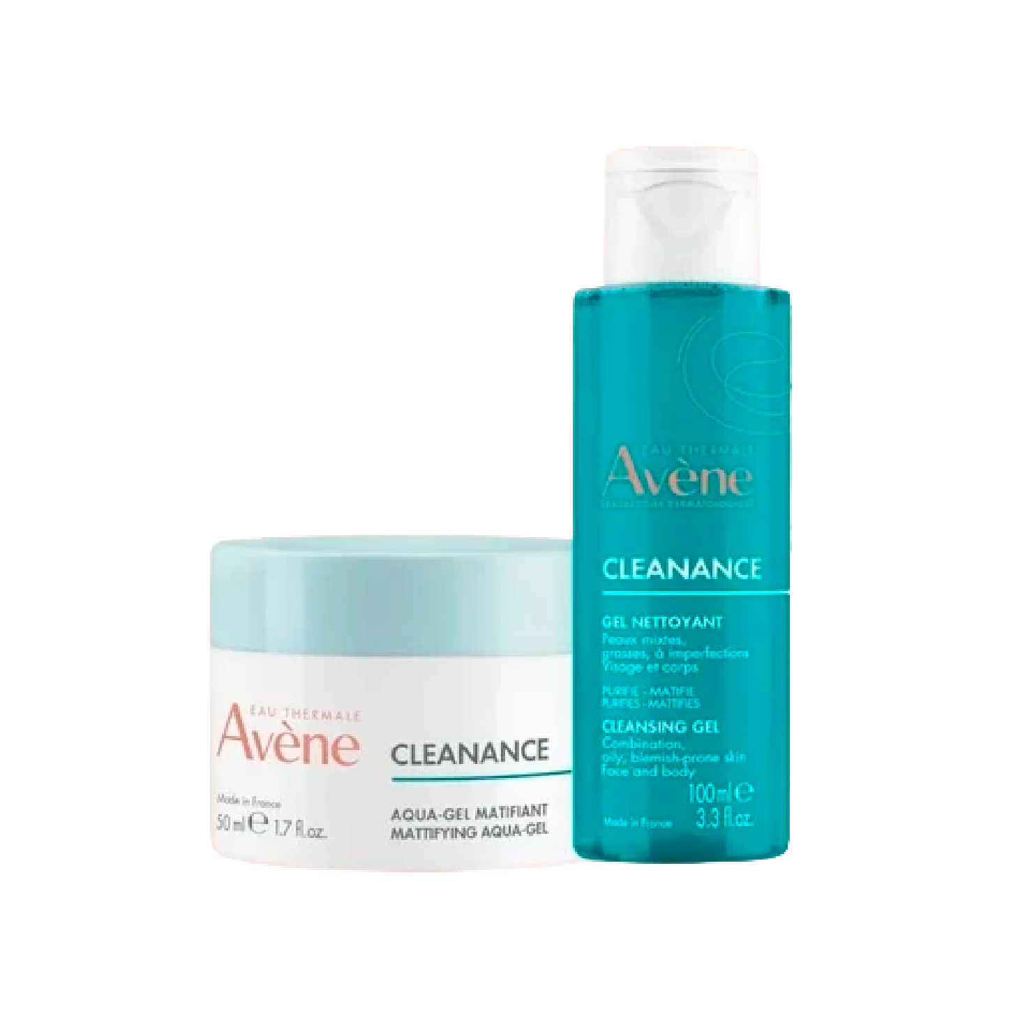 Avène Cleanance Aqua-Gel Matificante 50ml + Oferta Gel 100ml