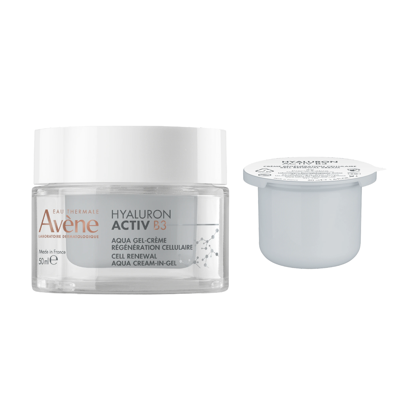 Avène Hyaluron Activ B3 Aqua Gel 50ml + Recarga 50ml