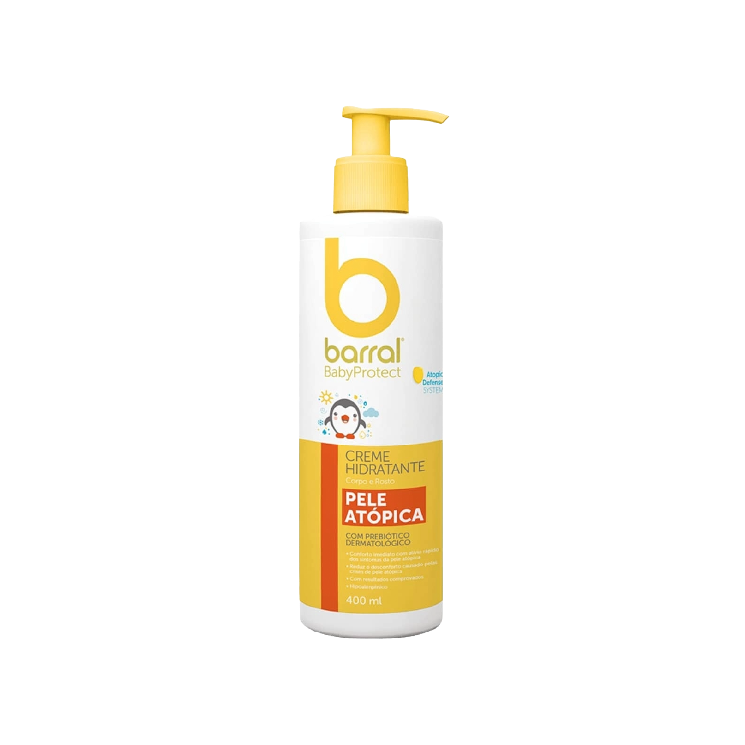 Barral BabyProtect Creme Hidrante Pele Atópica 400ml